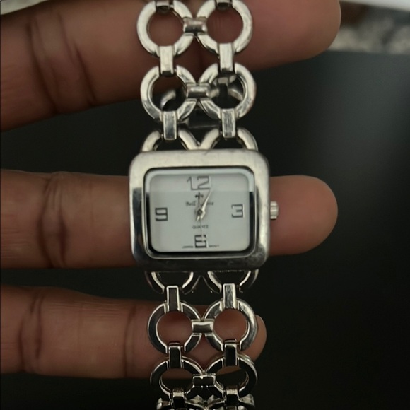 Bell & Ross “Tank”Silver Chain Link Watch main image 4
